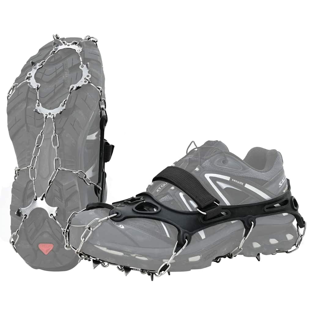 VidaXL pinces à glace pour chaussures noir xl