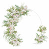 VidaXL bord de mariage blanc 220 x 45 x 200 cm acier
