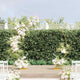 VidaXL bordure de mariage or 220 x 45 x 200 cm acier
