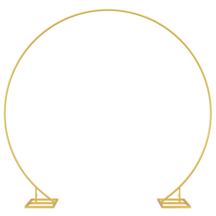 VidaXL bordure de mariage or 220 x 45 x 200 cm acier