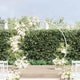 VidaXL bord de mariage blanc 220 x 45 x 200 cm acier