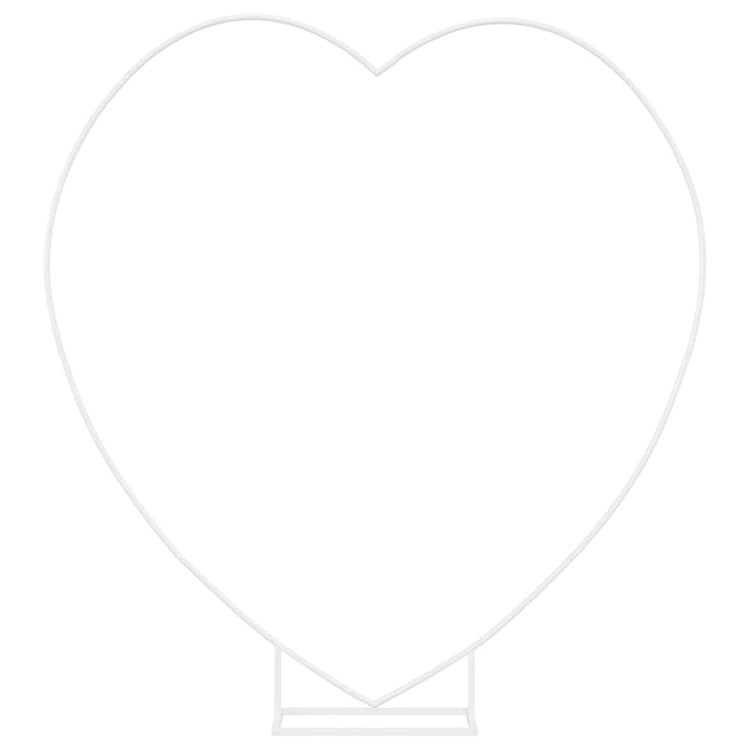 VidaXL bord de mariage blanc 195 x 35 x 211 cm acier