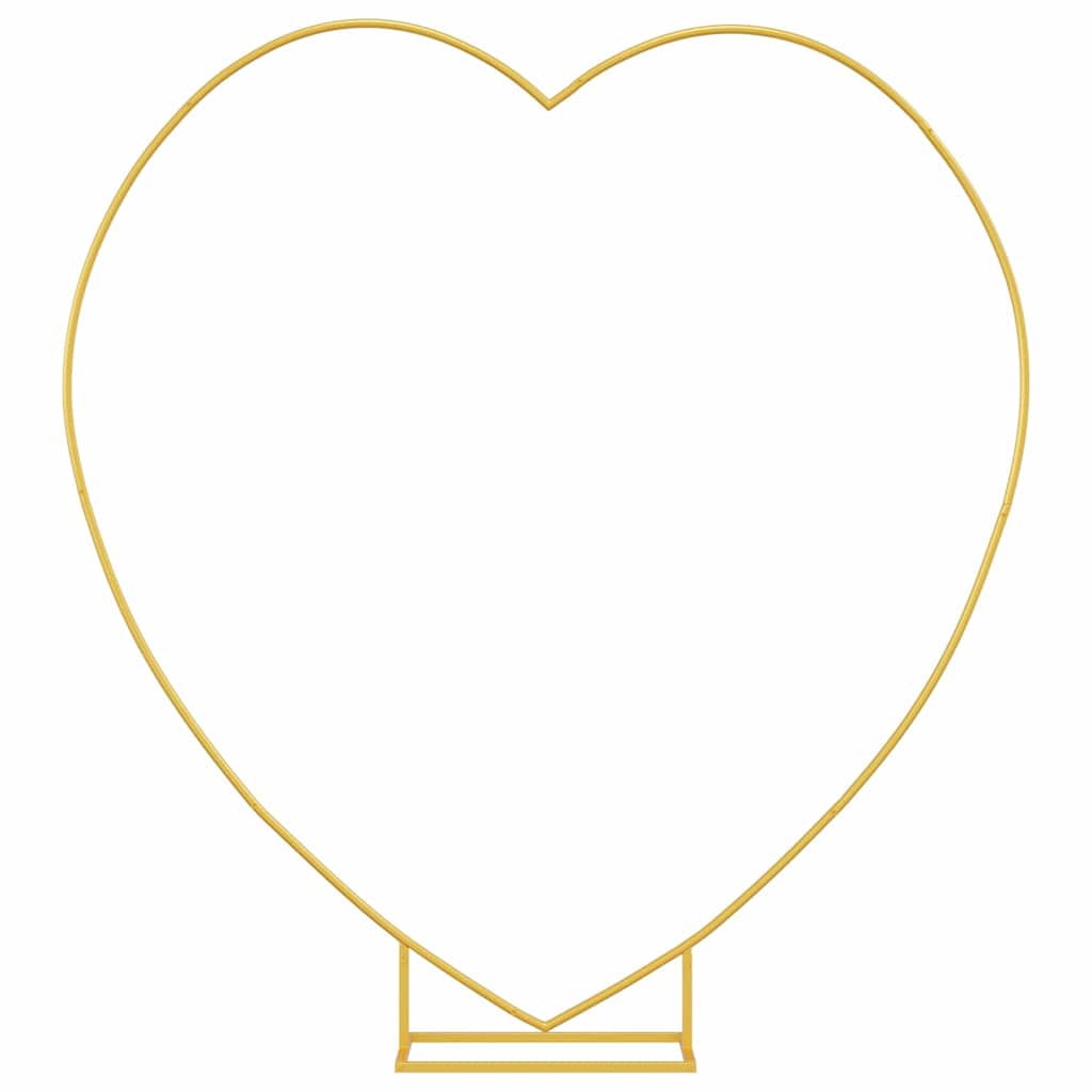 Vidaxx bordure de mariage or 195 x 35 x 211 cm acier