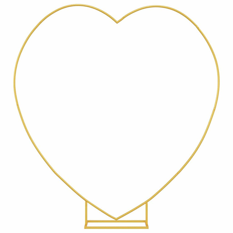 Vidaxx bordure de mariage or 195 x 35 x 211 cm acier