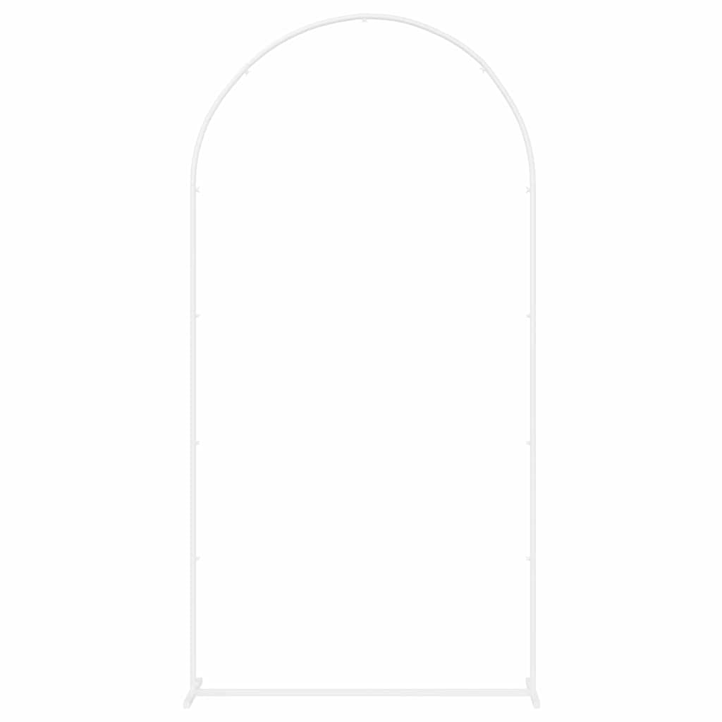 VidaXL bord de mariage blanc 100 x 39 x 200 cm acier