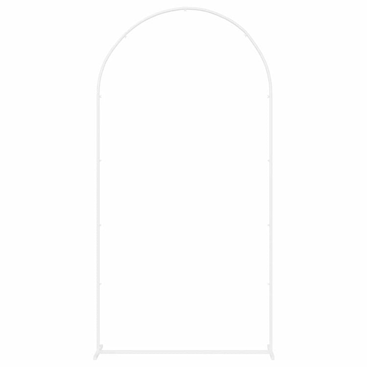 VidaXL bord de mariage blanc 100 x 39 x 200 cm acier