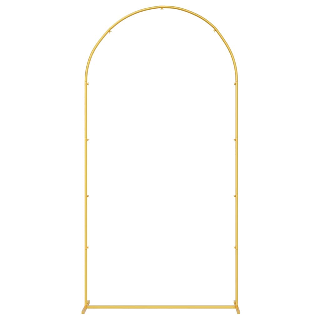 Vidaxx bordure de mariage or 100 x 39 x 200 cm acier