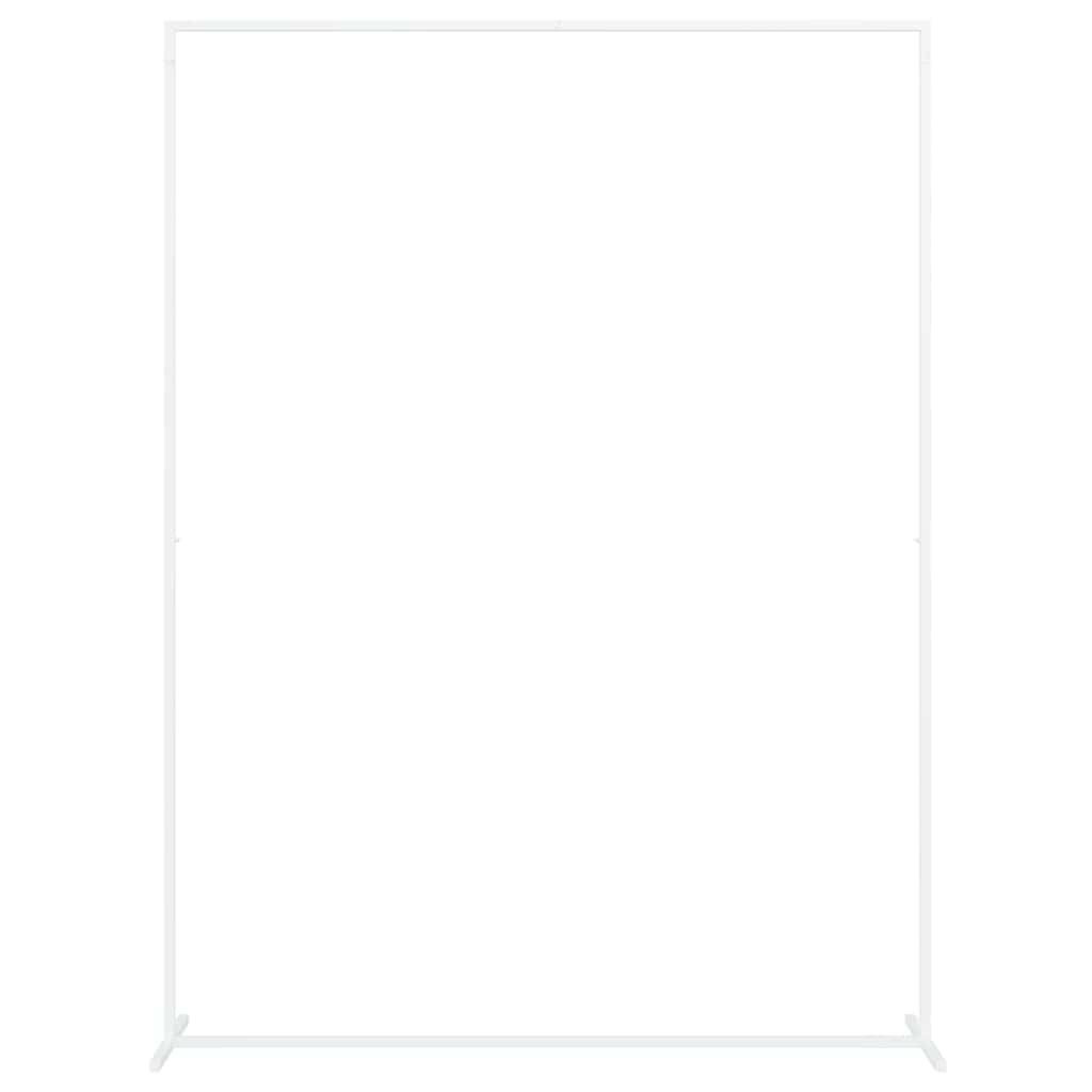 VidaXL bord de mariage blanc 150 x 49,5 x 200 cm acier