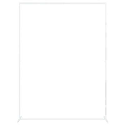 VidaXL bord de mariage blanc 150 x 49,5 x 200 cm acier