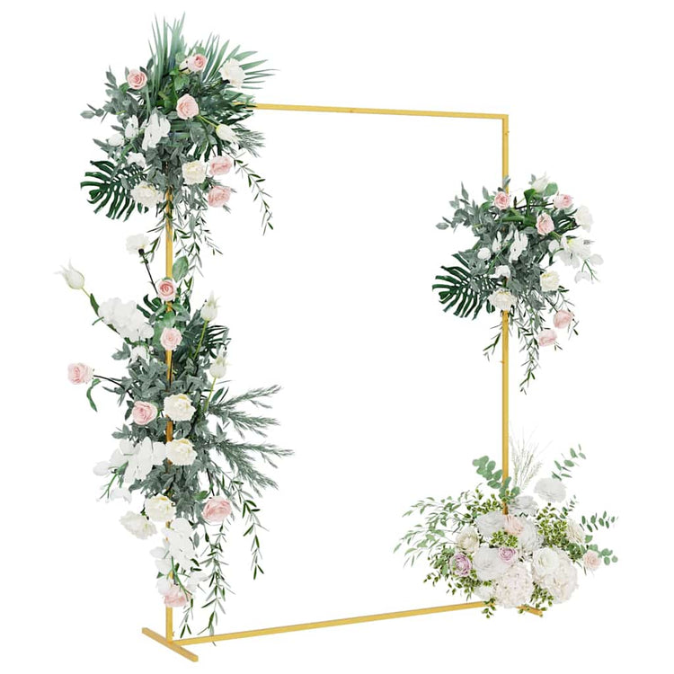 Vidaxx bordure de mariage or 150 x 49,5 x 200 cm acier