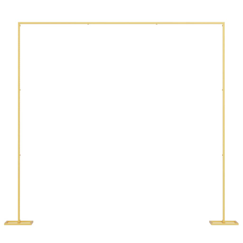 VidaXL bordure de mariage or 338 x 35 x 300 cm acier