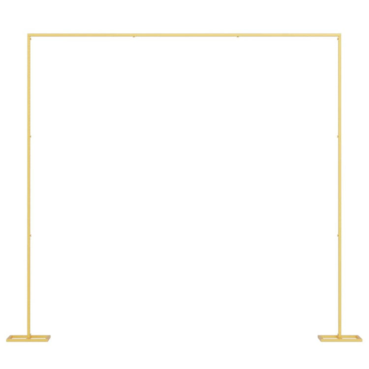 VidaXL bordure de mariage or 338 x 35 x 300 cm acier