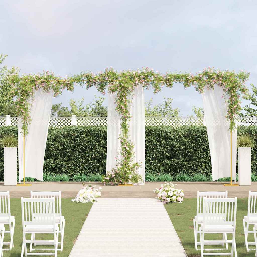 VidaXL bordure de mariage or 657 x 35 x 300 cm acier