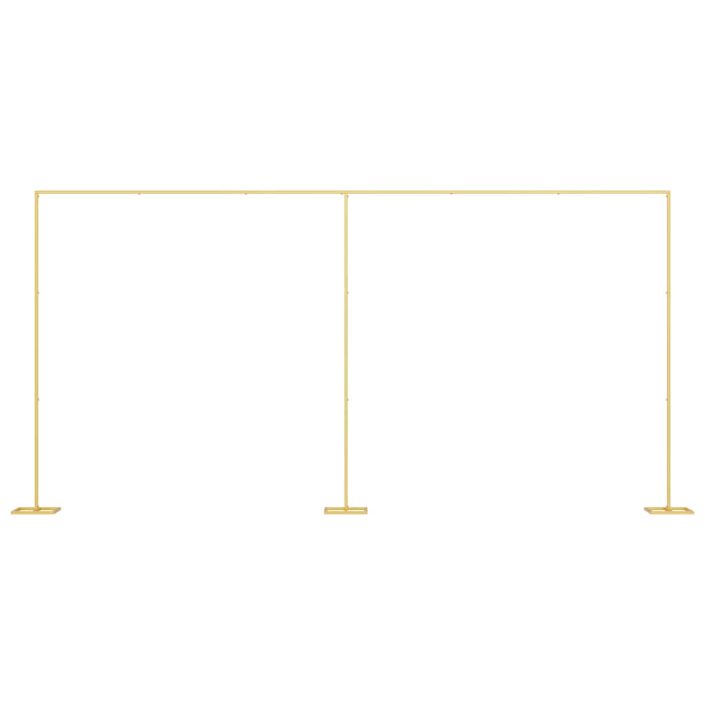 VidaXL bordure de mariage or 657 x 35 x 300 cm acier