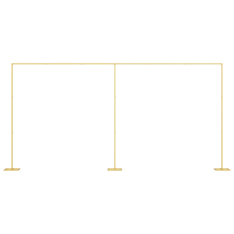 VidaXL bordure de mariage or 657 x 35 x 300 cm acier