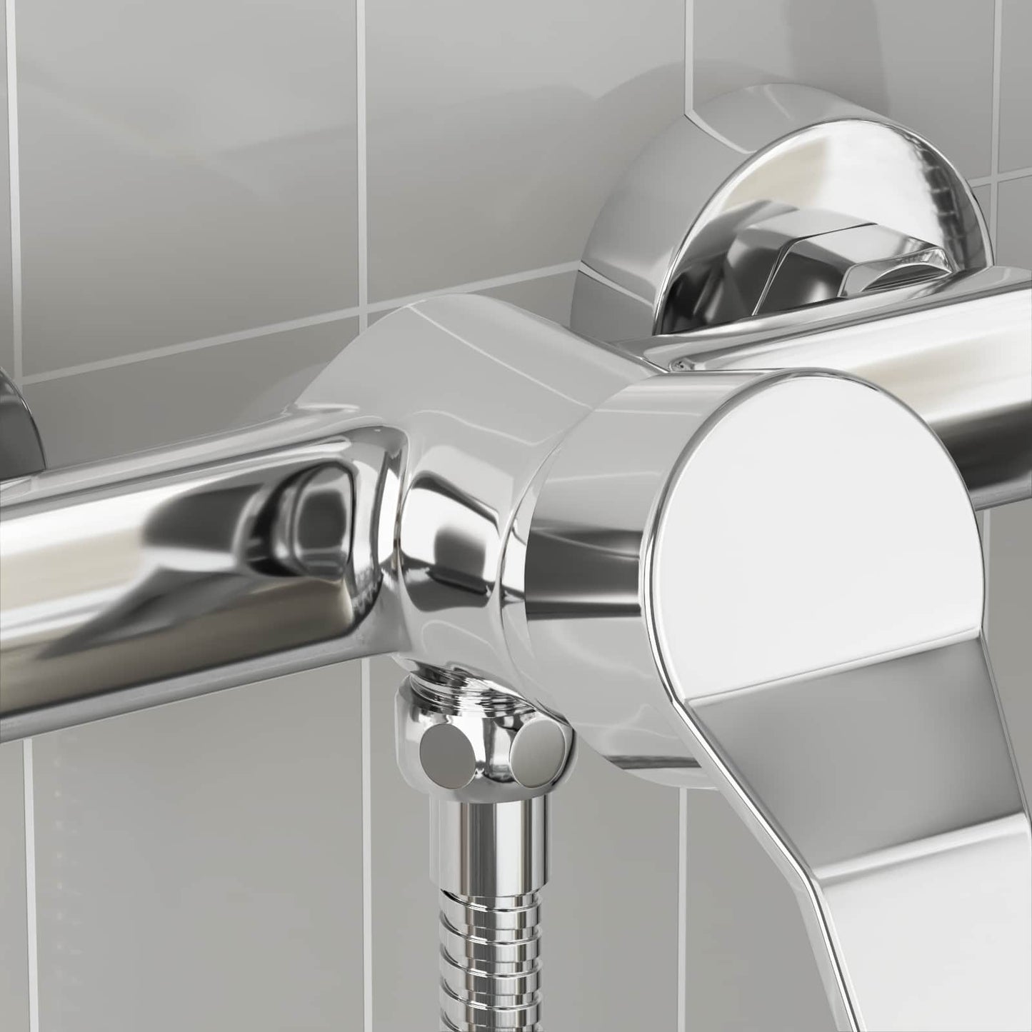 Vidaxx mitigeur de douche chrome g 1 2 pouces laiton