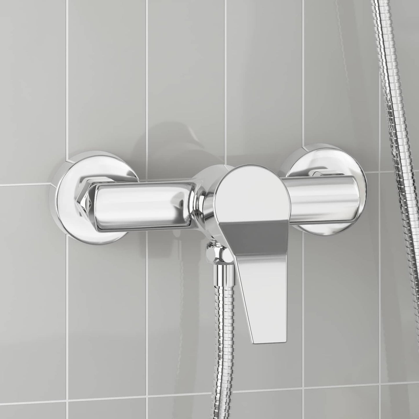 Vidaxx mitigeur de douche chrome g 1 2 pouces laiton