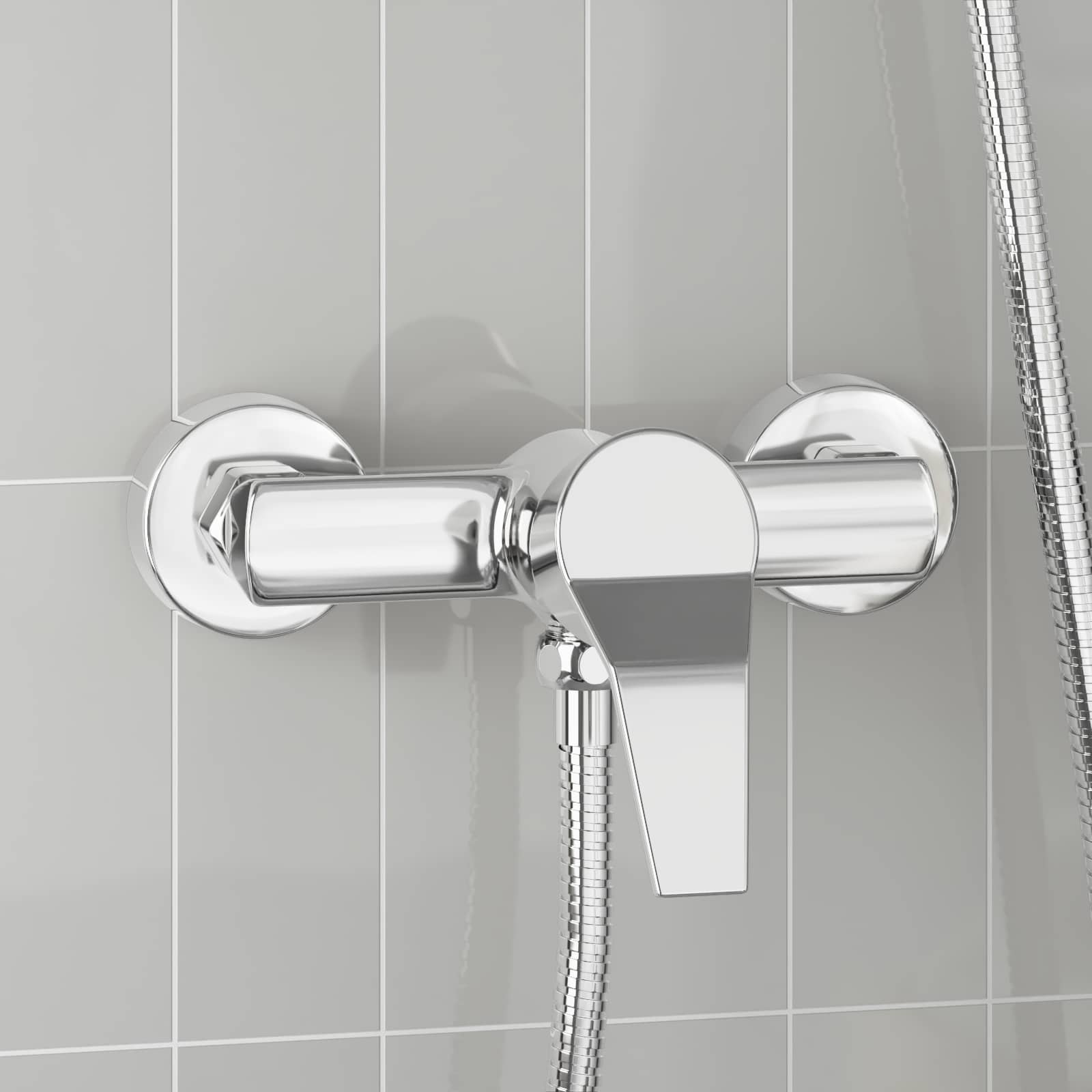Vidaxx mitigeur de douche chrome g 1 2 pouces laiton