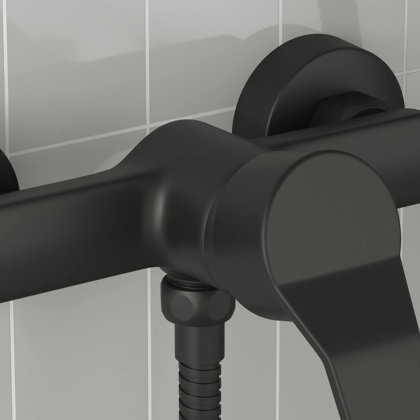 Vidaxx mitigeur de douche noir g 1 2 pouces cuivre
