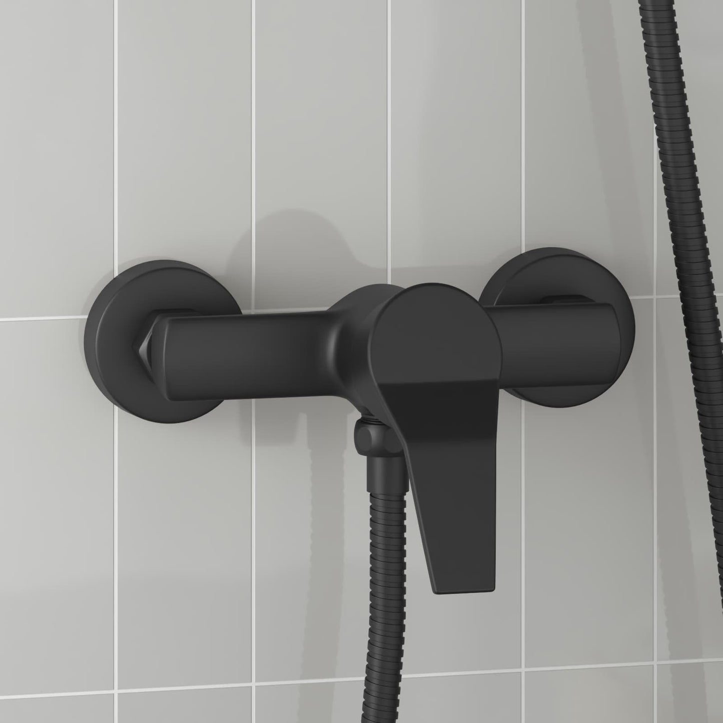 Vidaxx mitigeur de douche noir g 1 2 pouces cuivre