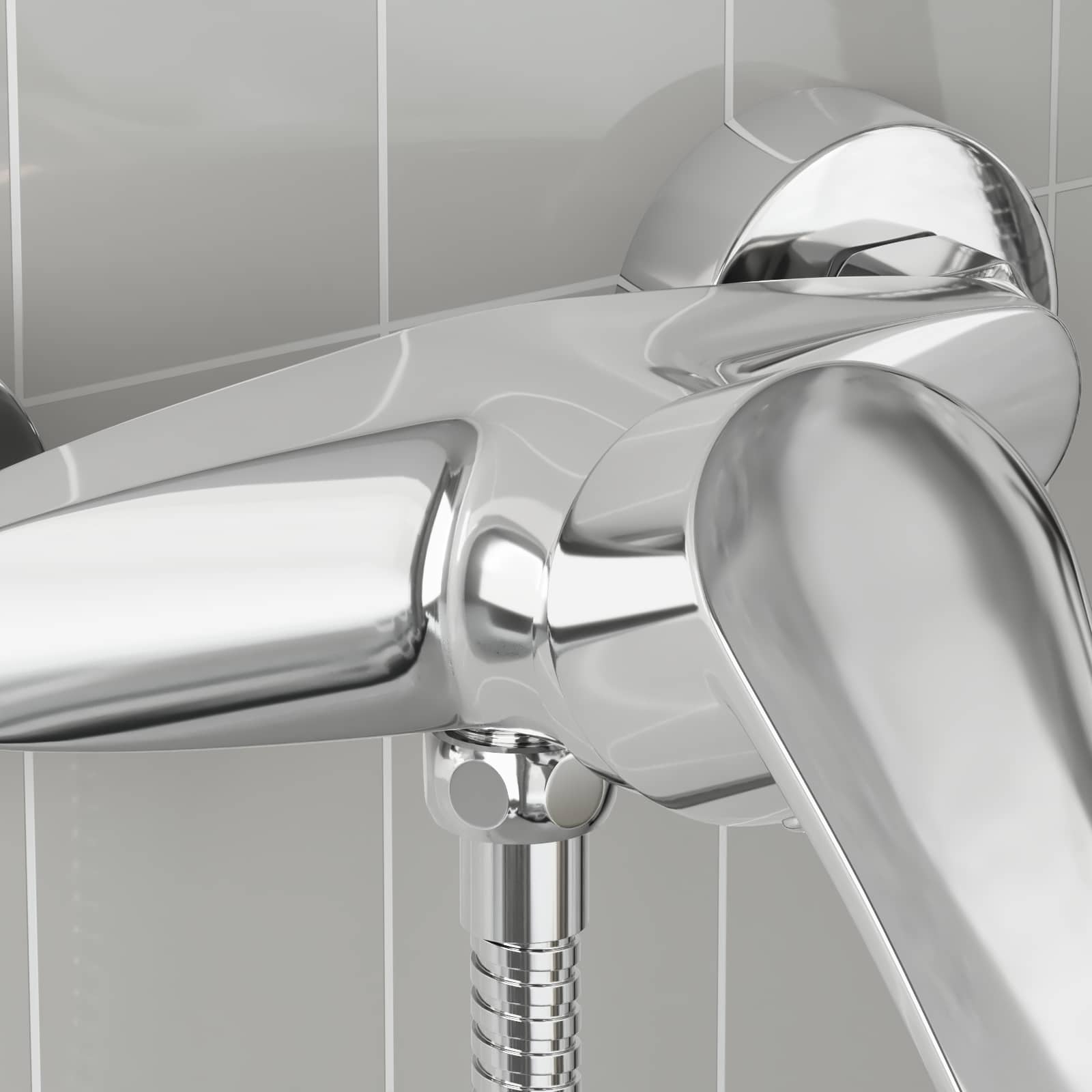 Vidaxx mitigeur de douche chromé g 1 2 pouces