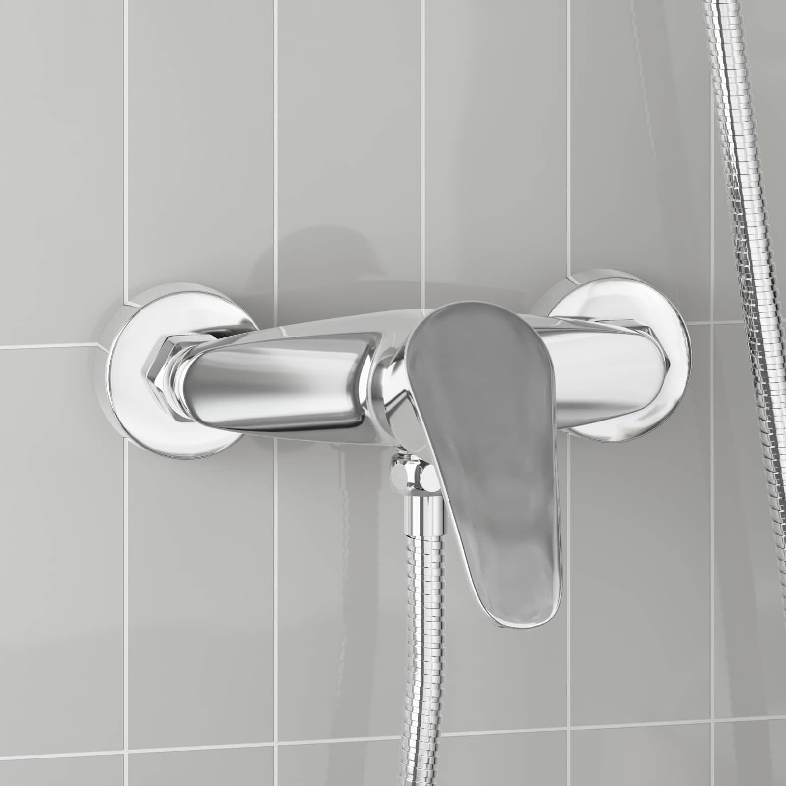 Vidaxx mitigeur de douche chromé g 1 2 pouces
