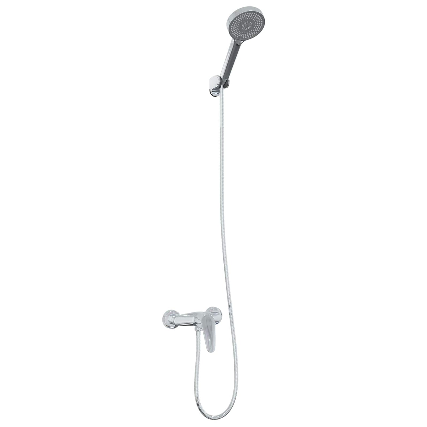VidaXL ensemble de douche chromé g 1 2 pouces