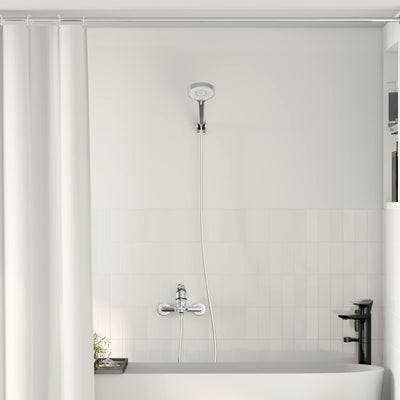 VidaXL ensemble de douche chromé g 1 2 pouces