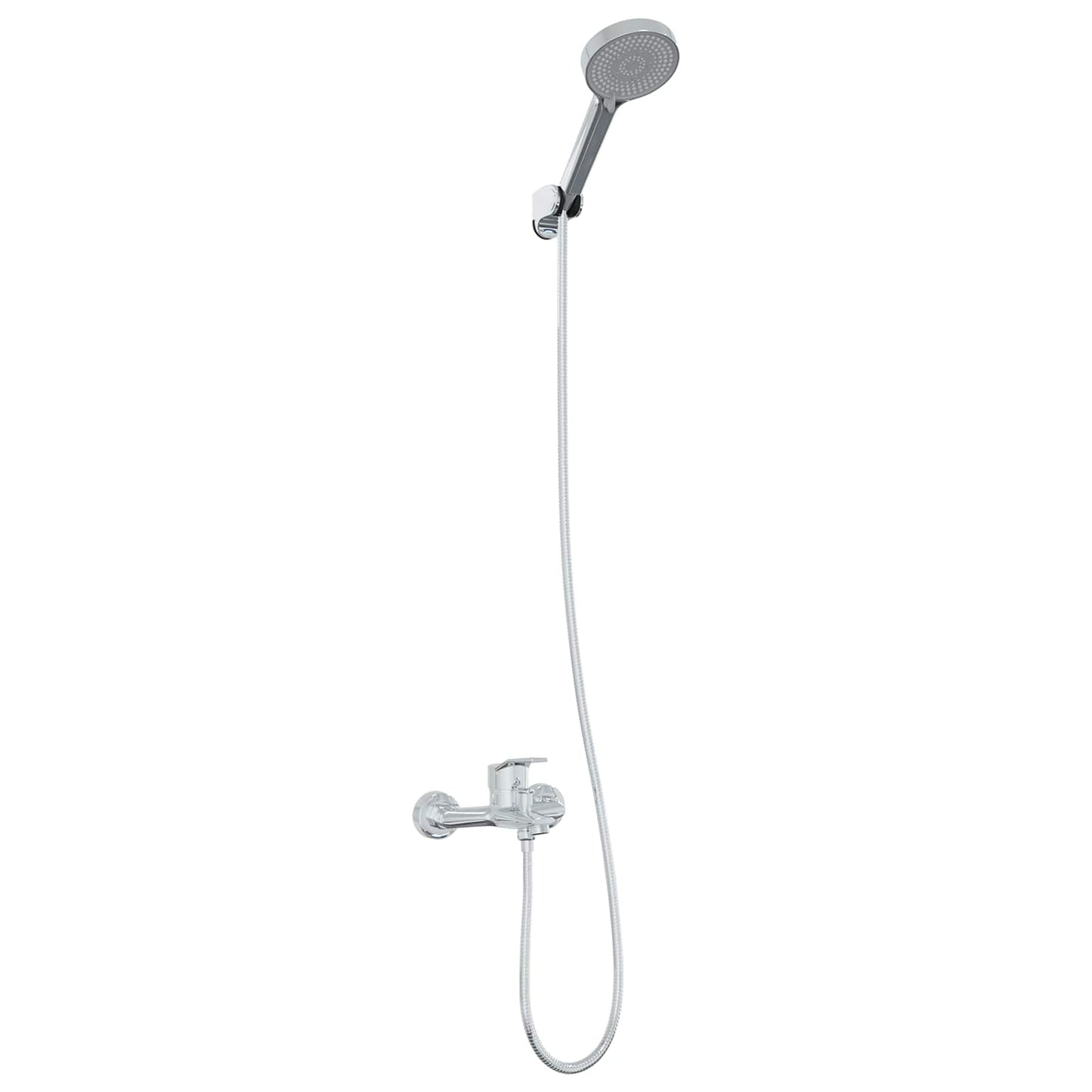 VidaXL ensemble de douche chromé g 1 2 pouces