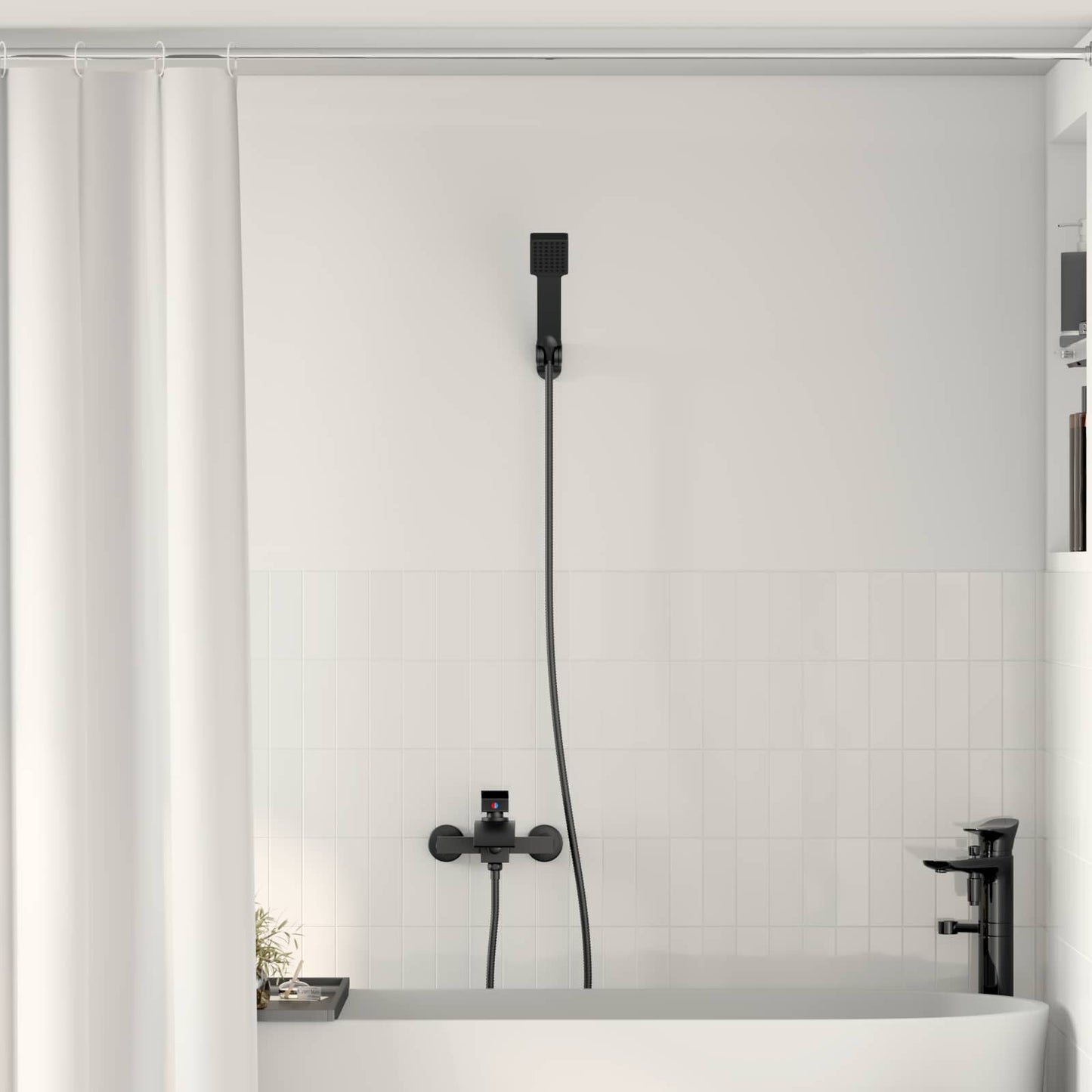 Vidaxx ensemble de douche noir g 1 2 pouces