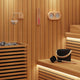 VidaXL ensemble d'accessoires de sauna 5 pièces noir