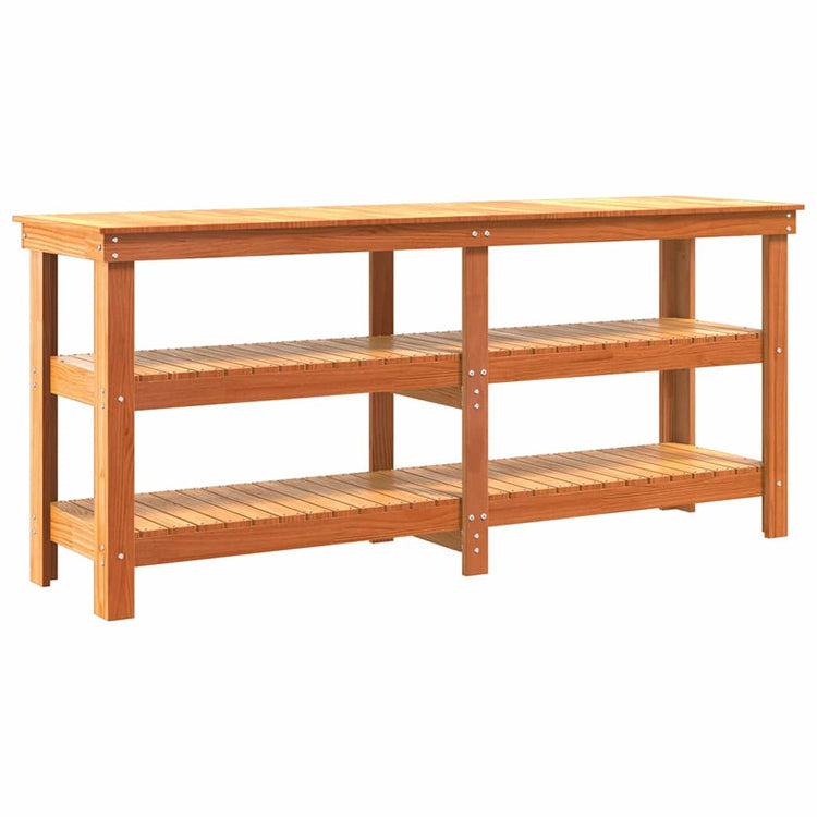 Vidaxx établi de lavage marron 181,5 x 50 x 80 cm bois de pin massif