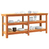 Vidaxx établi de lavage marron 181,5 x 50 x 80 cm bois de pin massif