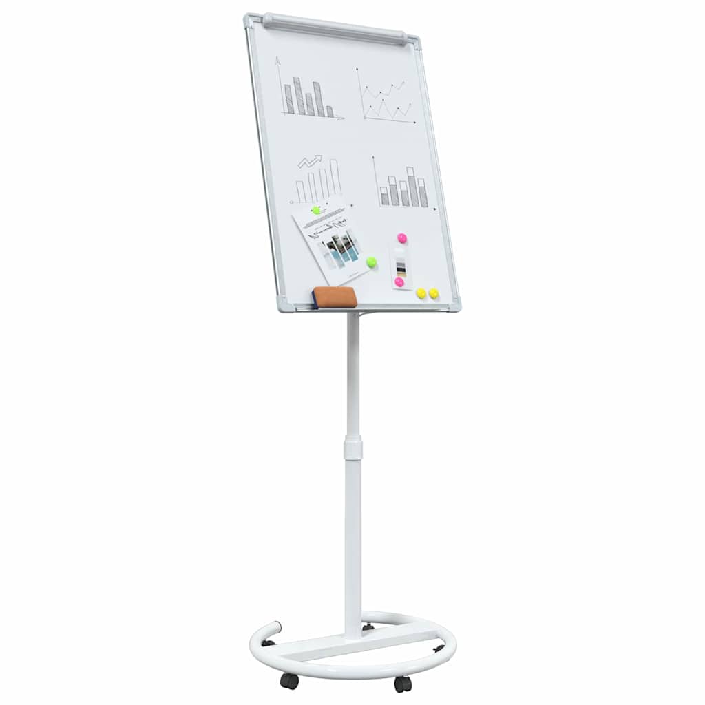 Vidaxx tableau blanc magnétique gris et blanc 62 x 62,5 x 197 cm eps
