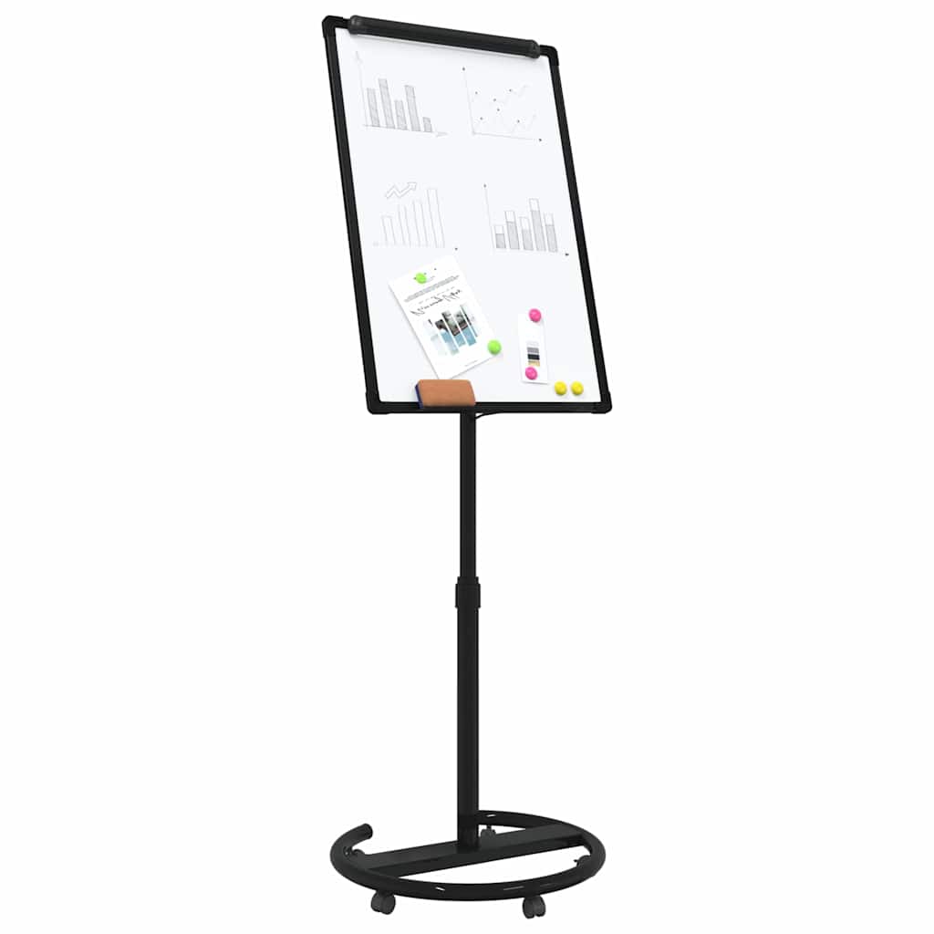 Vidaxx tableau blanc magnétique noir et blanc 62 x 62,5 x 197 cm eps