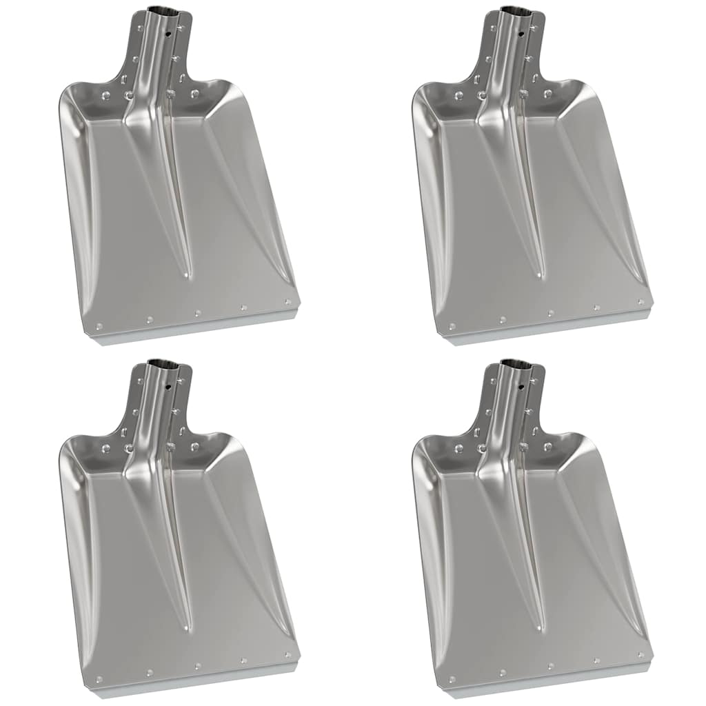 Vidaxx tête de pelle 4 pcs argent 43 x 32,5 cm aluminium