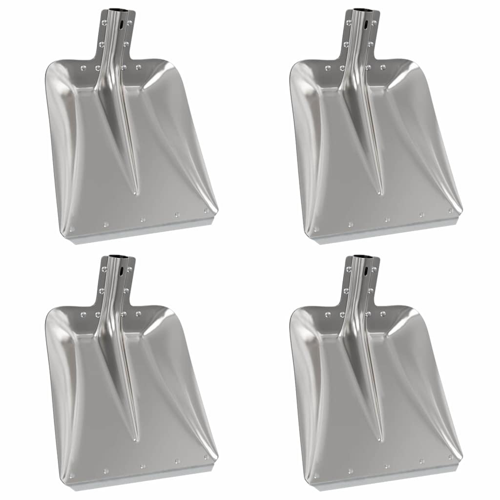 Vidaxx tête de pelle 4 pcs argent 45 x 38 cm aluminium