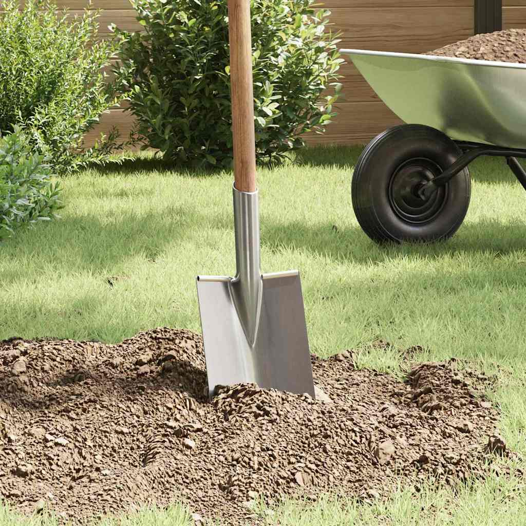 Vidaxx tête de pelle argent 43 x 17 cm acier enduit de poudre