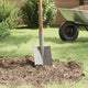 Vidaxx tête de pelle argent 43 x 17 cm acier enduit de poudre