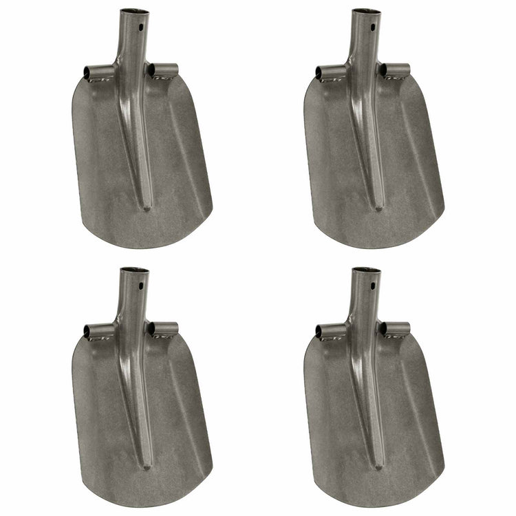Vidaxx tête de pelle 4 pcs argent 33 x 21 cm acier enduit de poudre