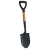 Vidaxx pelle noire 68,5 cm puissante en acier enduit et bois massif