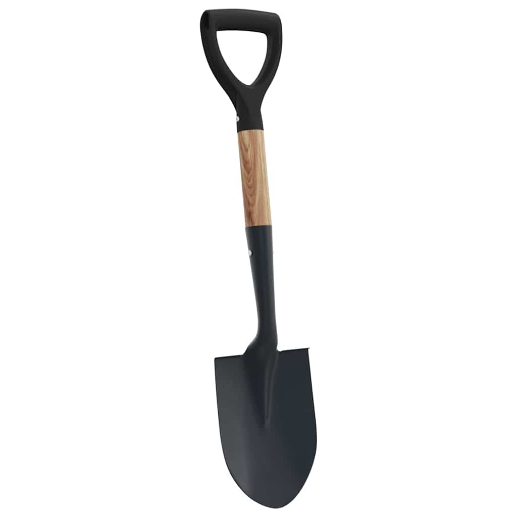 Vidaxx pelle noire 68,5 cm puissante en acier enduit et bois massif