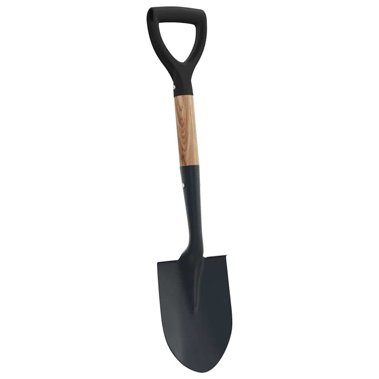 Vidaxx pelle noire 68,5 cm puissante en acier enduit et bois massif