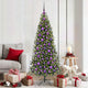 VidaXL ensemble de boules de Noël avec 300 LED 120 pcs en plastique lilas