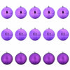 Vidaxl ensemble de boules de Noël xl 15 pcs plastique lilas