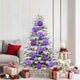 Vidaxl ensemble de boules de Noël xl 9 pcs en plastique lilas