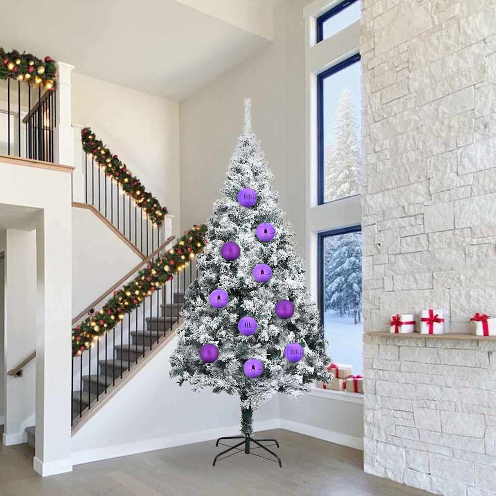 VidaXL ensemble de boules de Noël xxl 4 pcs plastique lilas