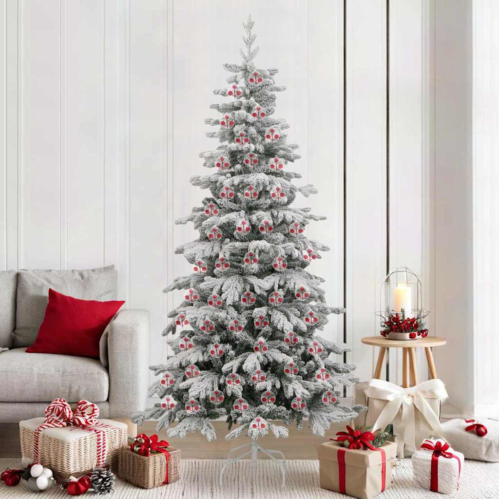 VidaXL ensemble de boules de Noël 100 pcs transparent ø 8 cm