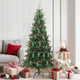 VidaXL pomme de pin de Noël 40 pcs plastique vert