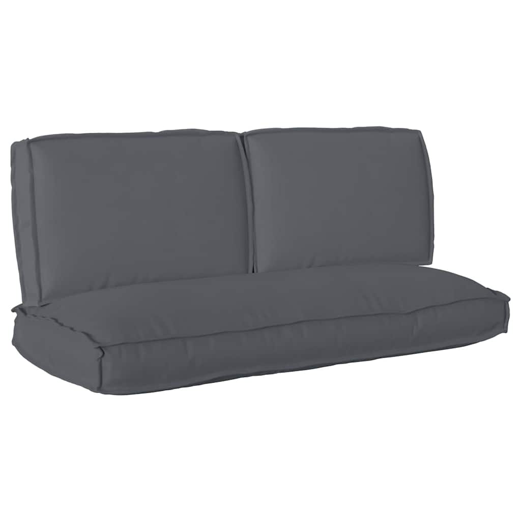 VidaXL ensemble de coussins 3 pcs tissu oxford anthracite